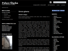 Tablet Screenshot of palaceslaska.pl